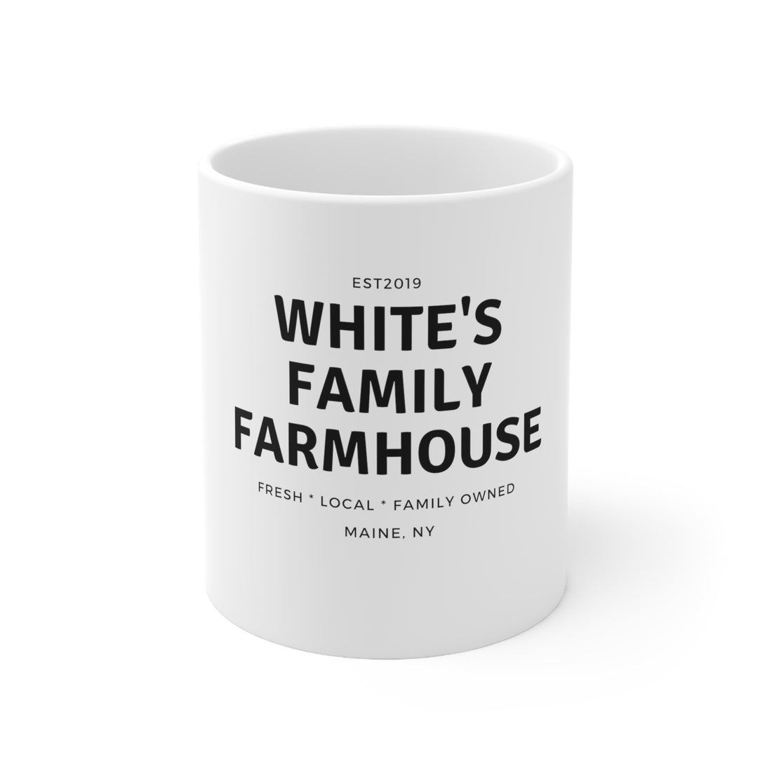 White's Family Farmhouse Ceramic Mug 11oz - White's Family Farmhouse 